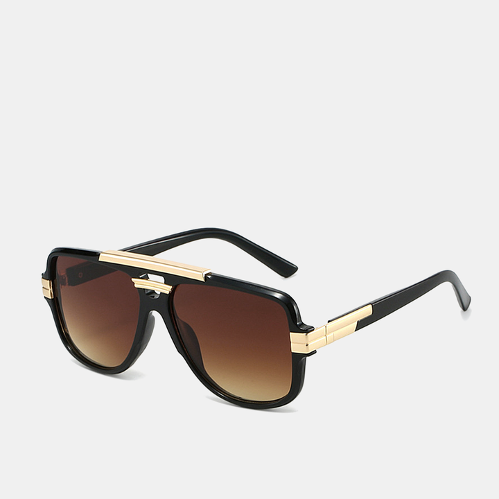 Occhiali da sole oversize con montatura quadrata