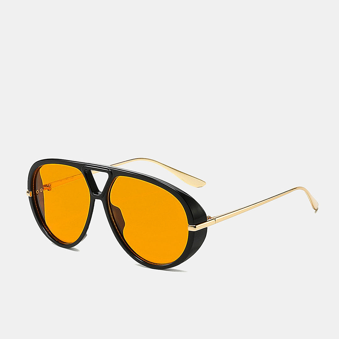 Occhiali da sole aviator con ampie aste