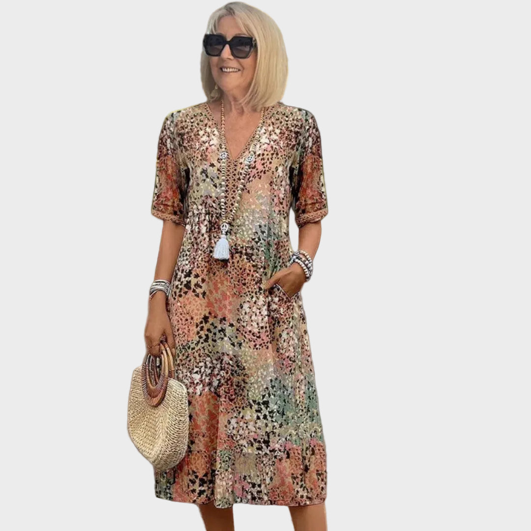 Matilde | Vestito midi stampato