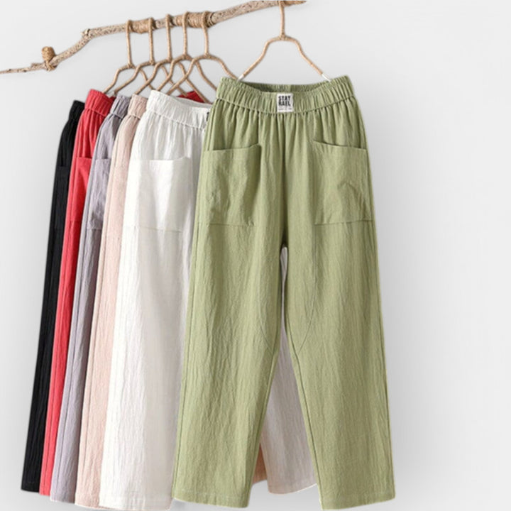 Tereza | Pantaloni in lino