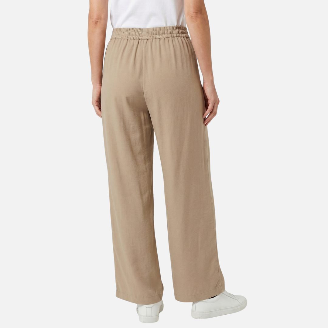 Pantaloni traspiranti con gamba larga e aspetto leggero