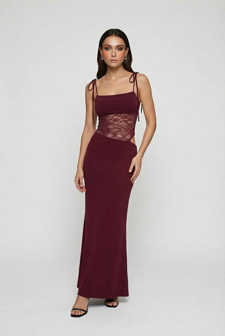 Kamila | Maxi abito con dettaglio delicato