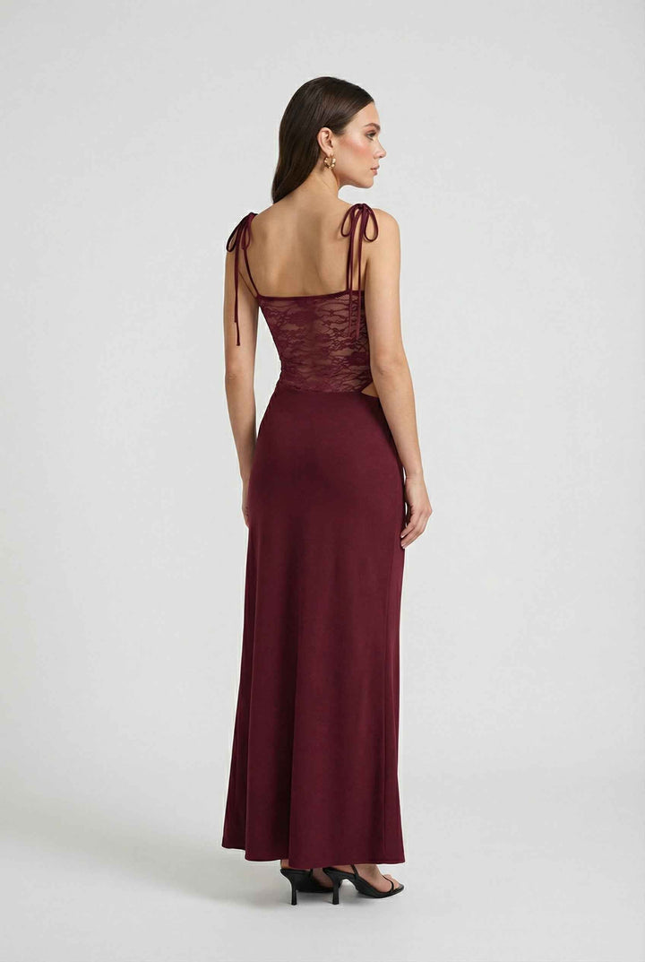 Kamila | Maxi abito con dettaglio delicato