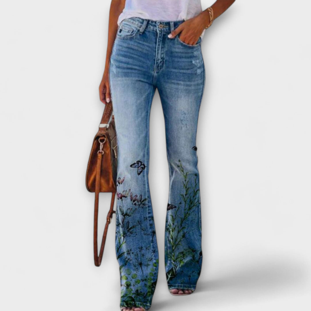 Lara | Pantaloni a fiori