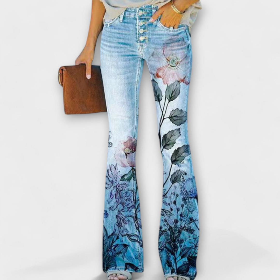 Lara | Pantaloni a fiori