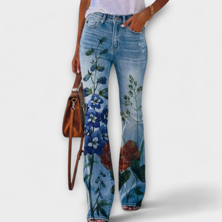 Lara | Pantaloni a fiori