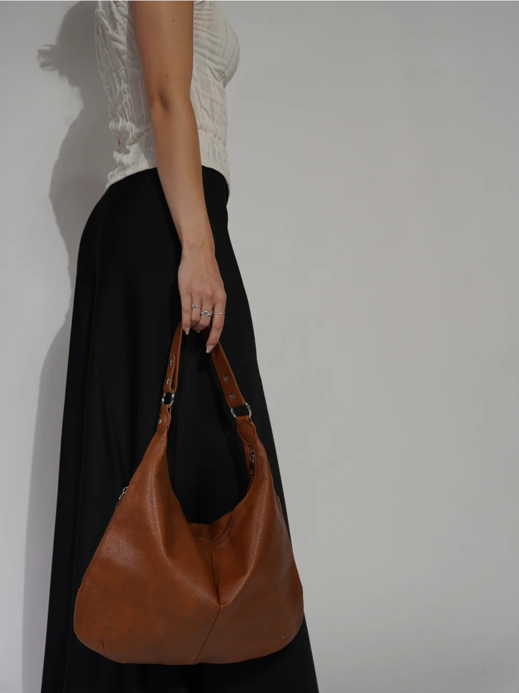 Borsa tote liscia di lusso
