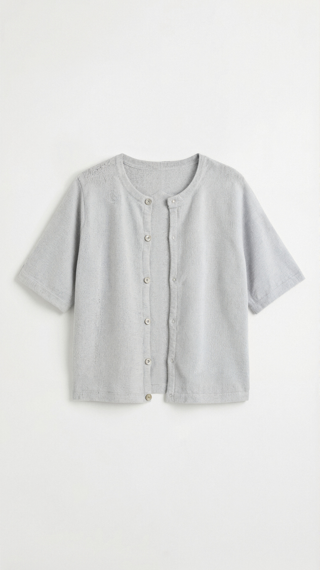 Cardigan lavorato a maglia universale con maniche corte