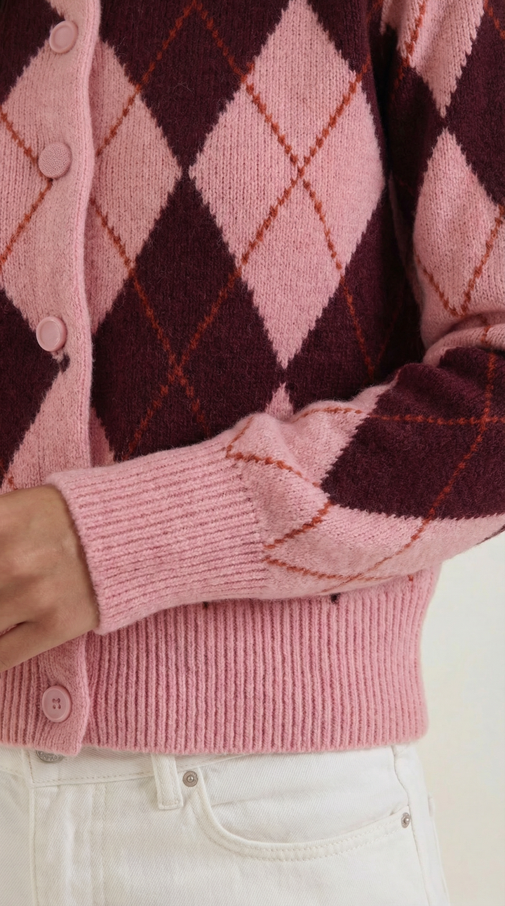 Cardigan morbido lavorato a maglia con maniche ampie