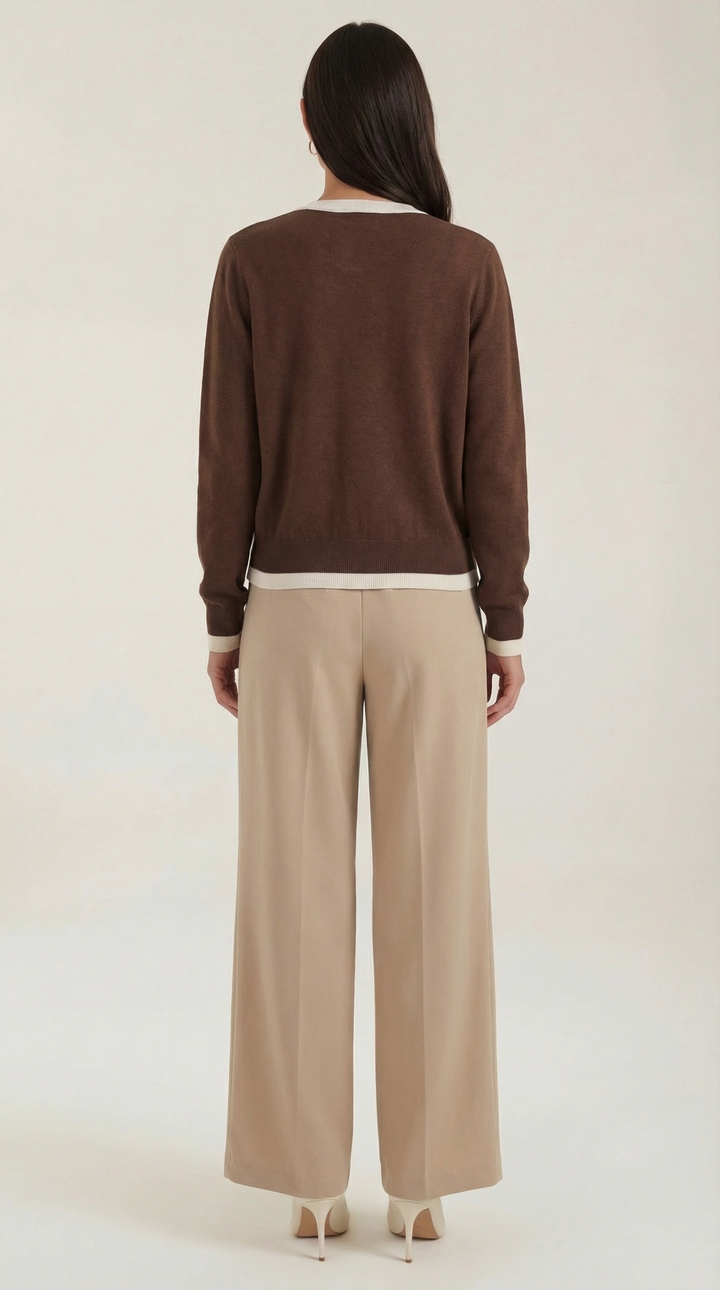 Cardigan lungo lavorato a maglia con maniche ampie e silhouette allungata