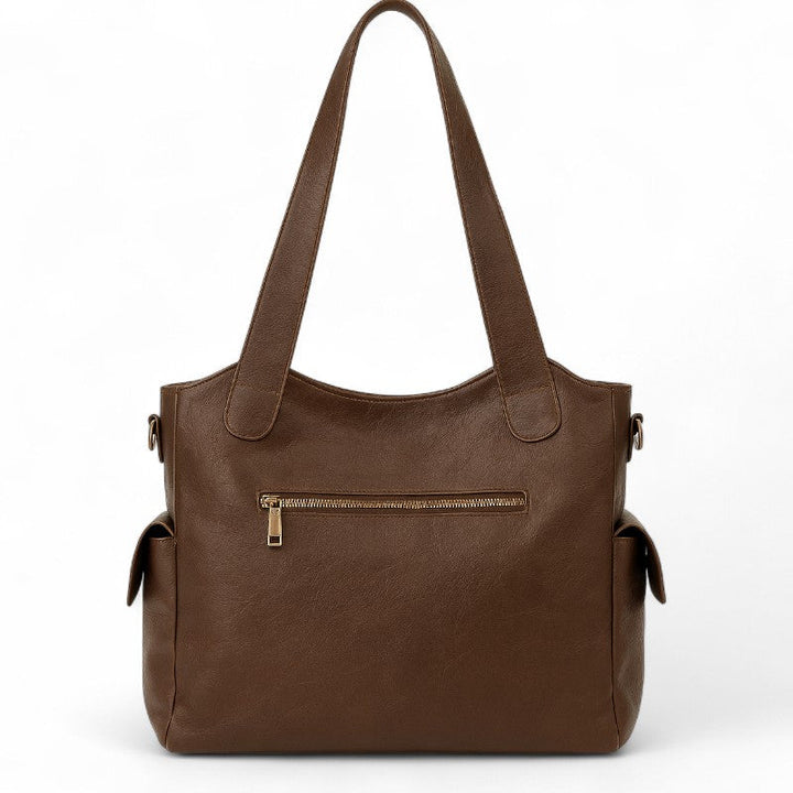 Grande borsa tote con zip