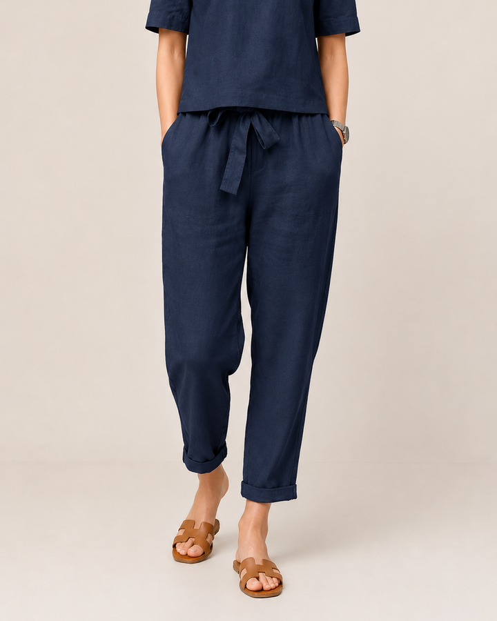 Etela | Completo con blusa morbida e pantaloni