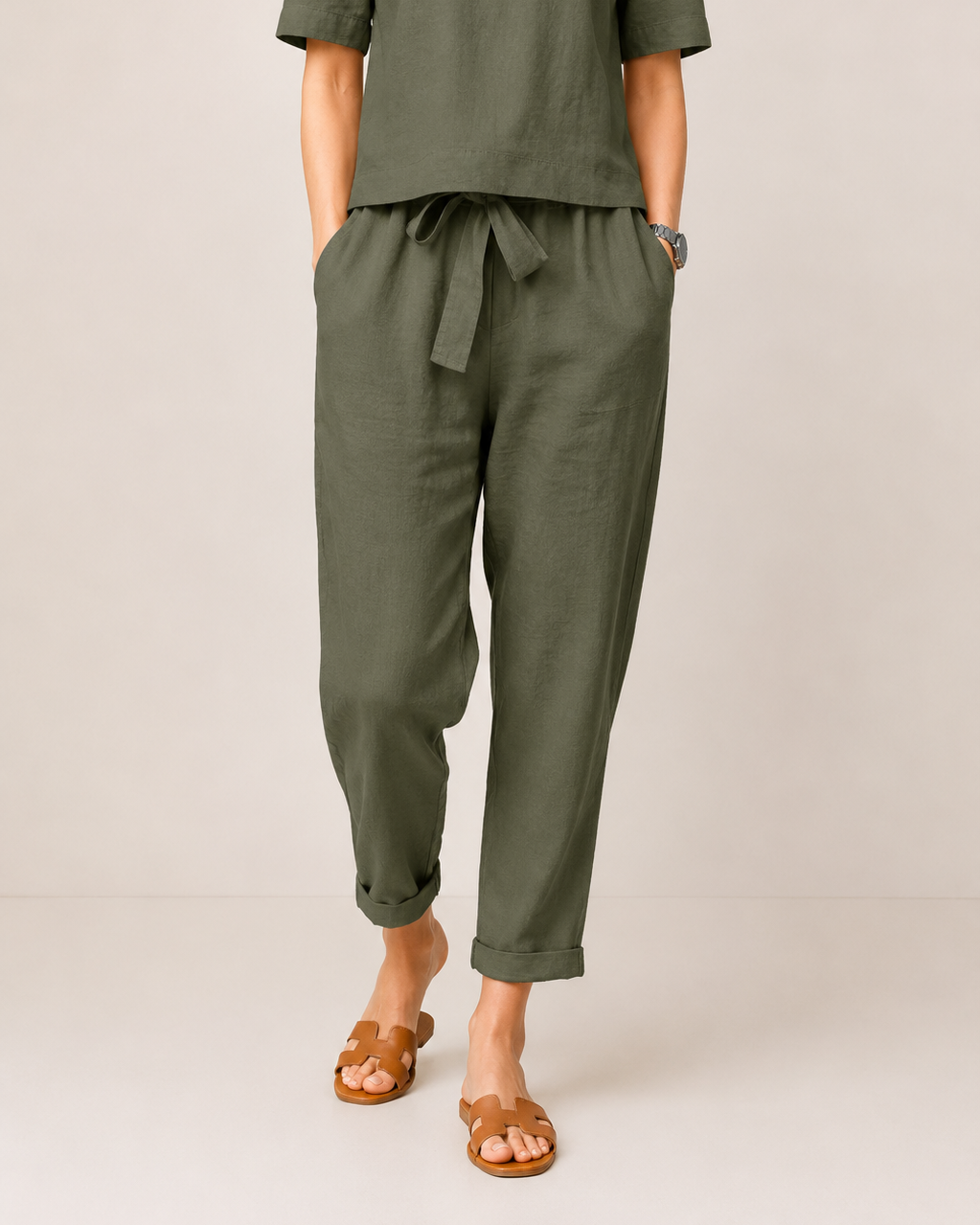 Etela | Completo con blusa morbida e pantaloni