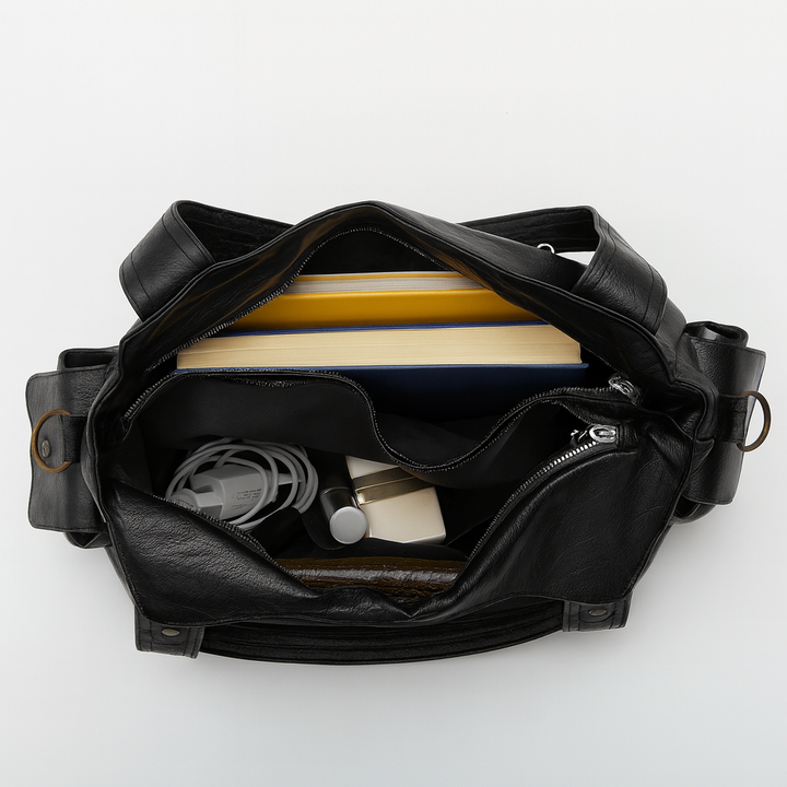 Borsa a tracolla con zip