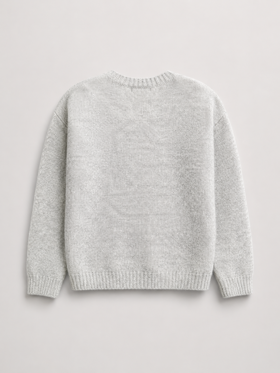 Cardigan lavorato a maglia con scollatura rotonda e bottoni davanti