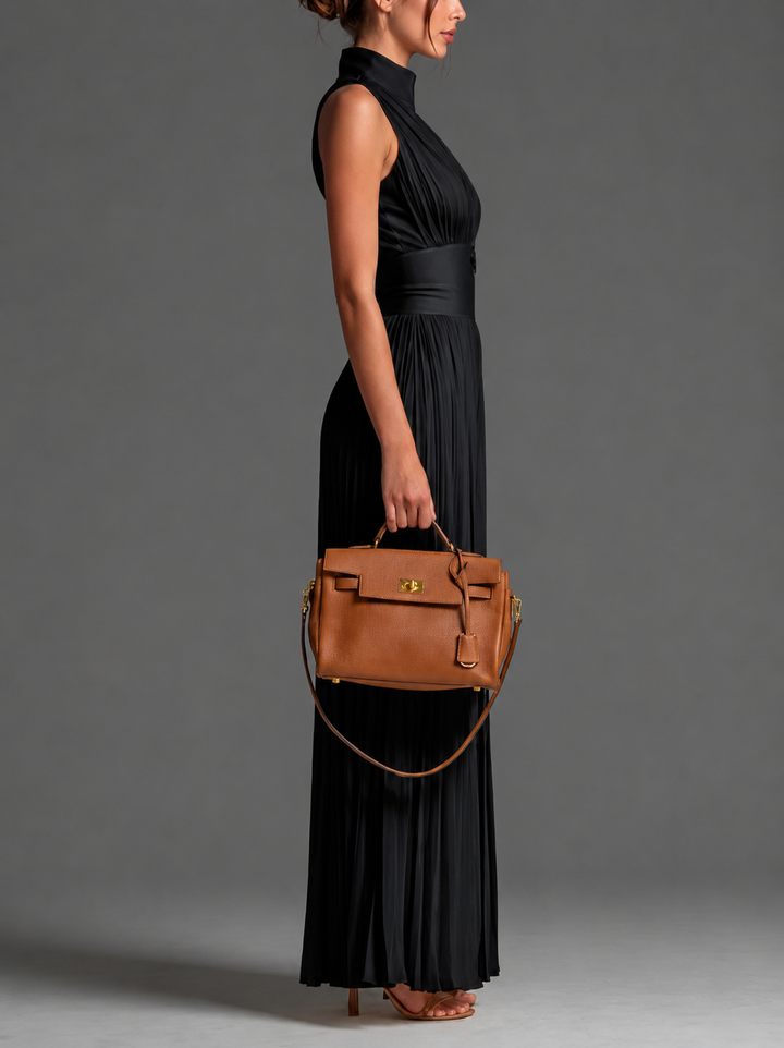 Leontína | Tuta elegante plissettata