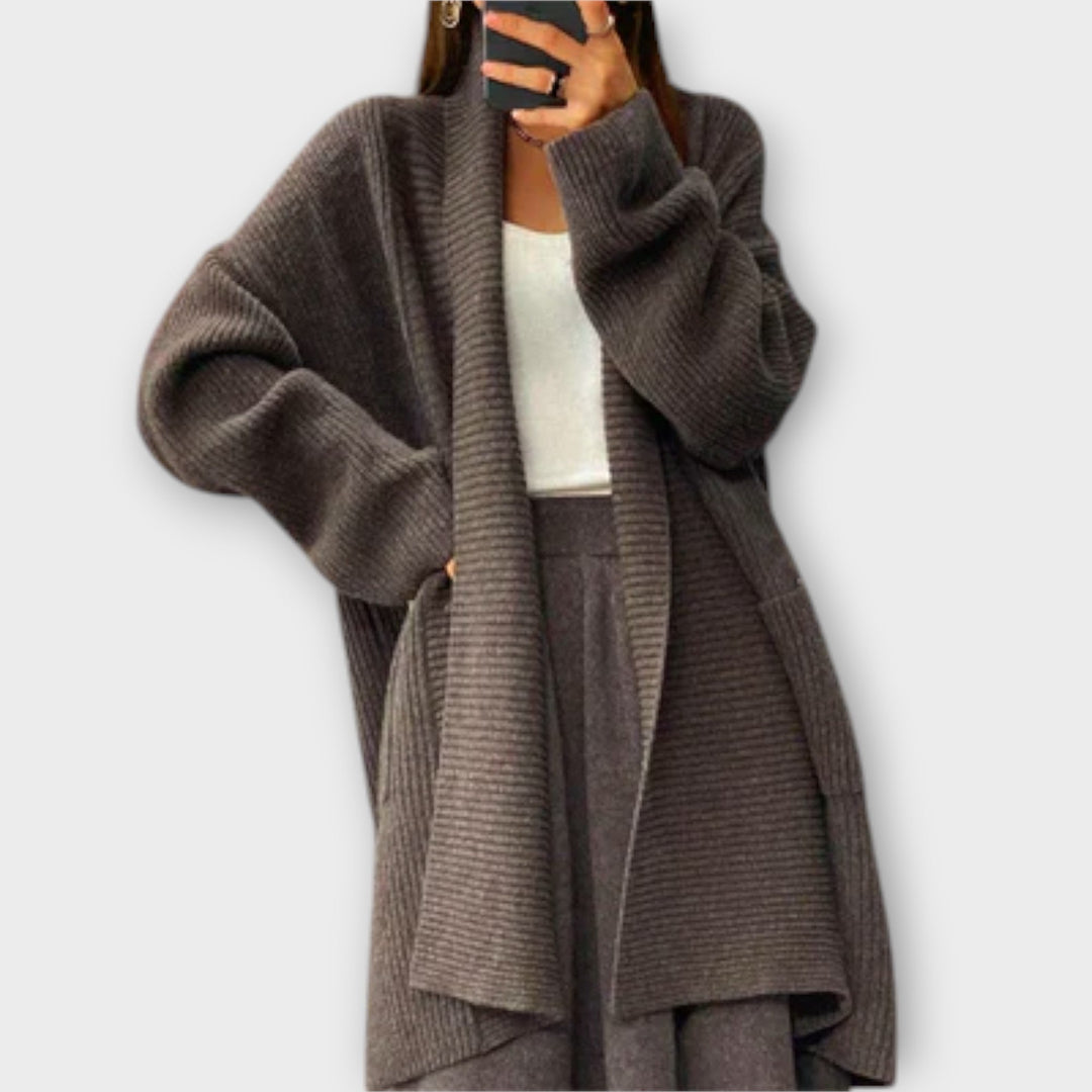 Euphemia | Cardigan lungo intrecciato