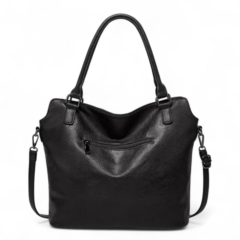 Grande borsa tote con più tasche