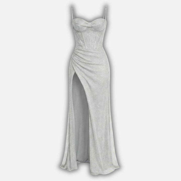 Lívia | Maxidress con corsetto e spalline sottili