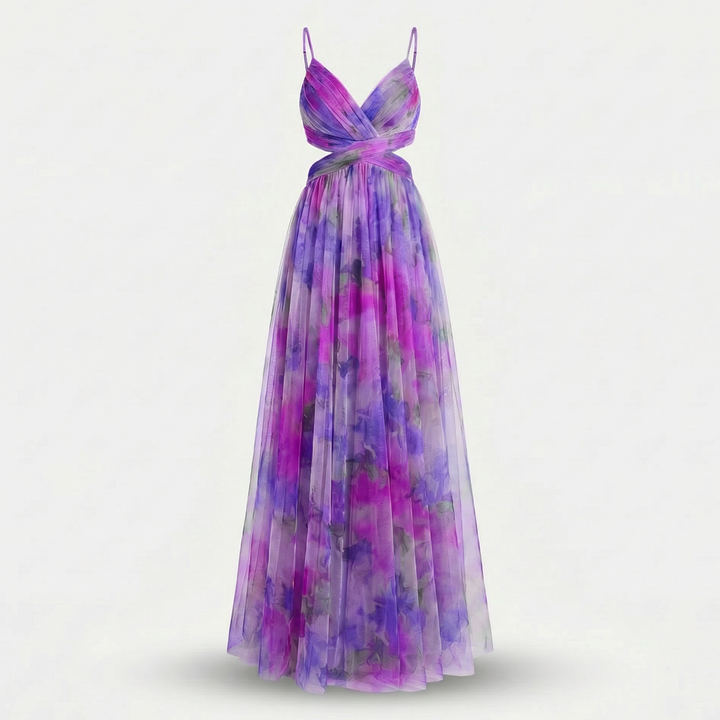 Edita | Abito maxi leggero con ritagli in vita
