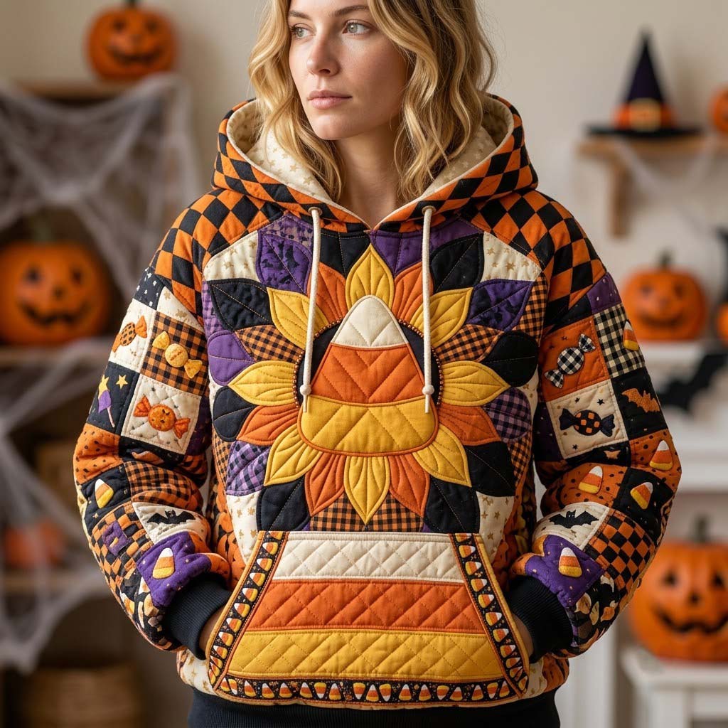 Fabiana | Felpa patchwork halloween