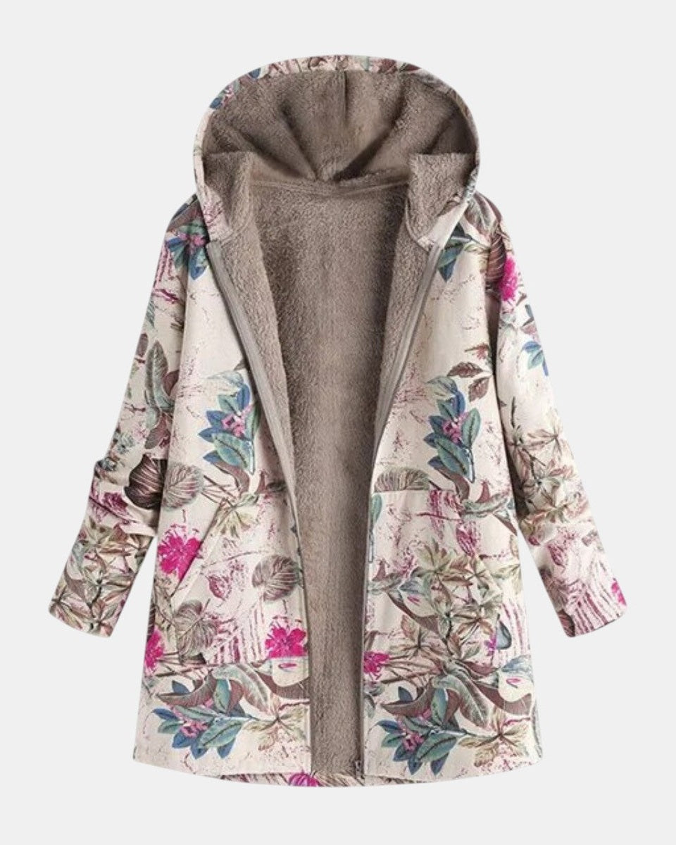 Fiorella | Giacca fleece botanica