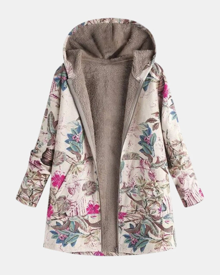 Fiorella | Giacca fleece botanica