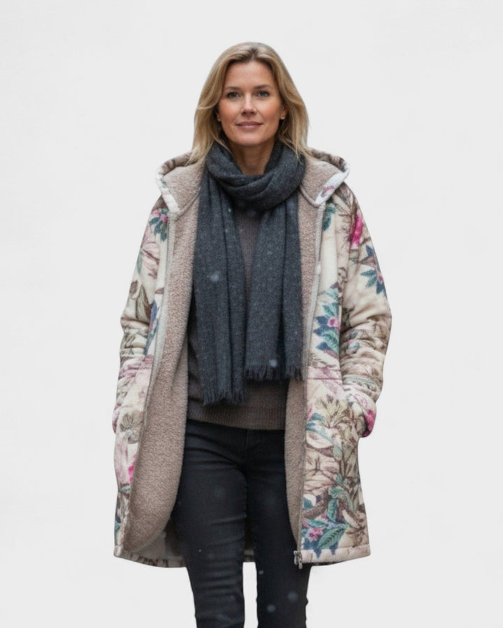 Fiorella | Giacca fleece botanica