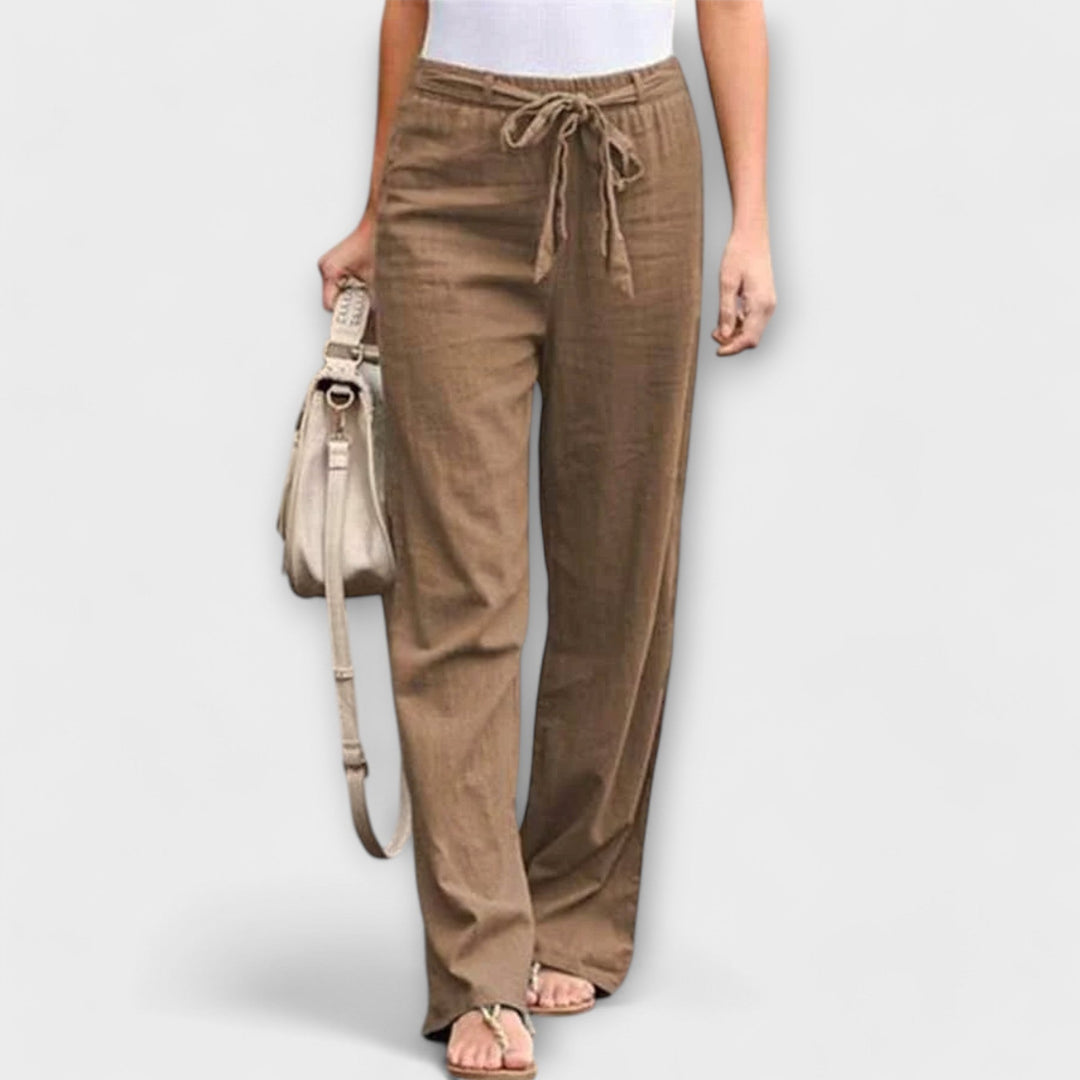 Loreen | Pantaloni in lino