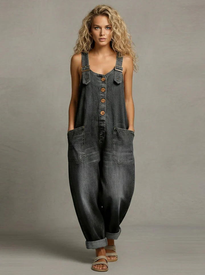 Eleonora | Salopette jeans elegante