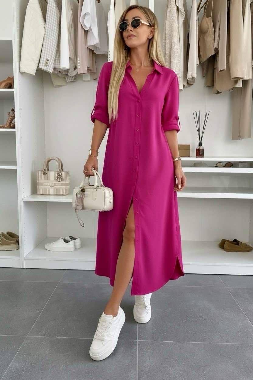 Běla | Abito camicia loose