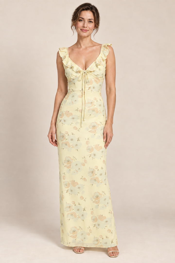 Marianna | Abito maxi floreale