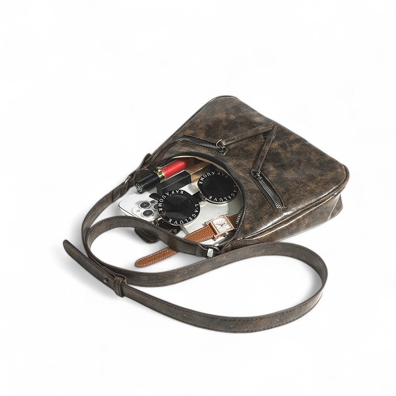 Elegante borsa vintage con un aspetto liscio
