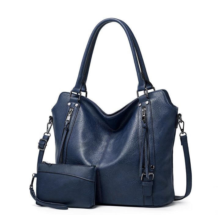 Grande borsa tote con più tasche