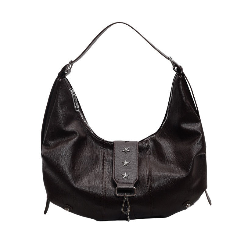 Borsa a tracolla liscia