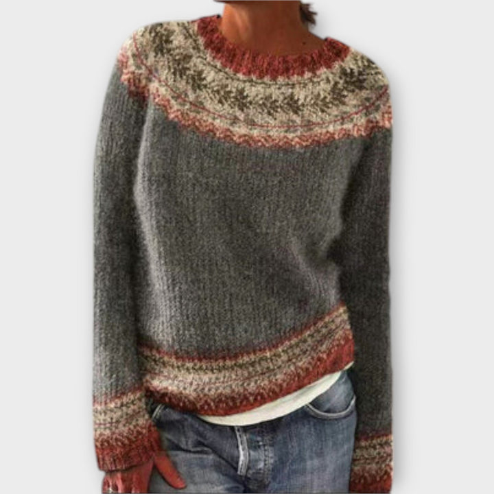 Roberta | Maglione vintage intrecciato