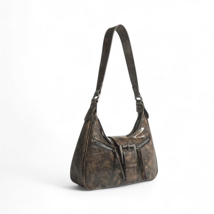 Elegante borsa vintage con un aspetto liscio