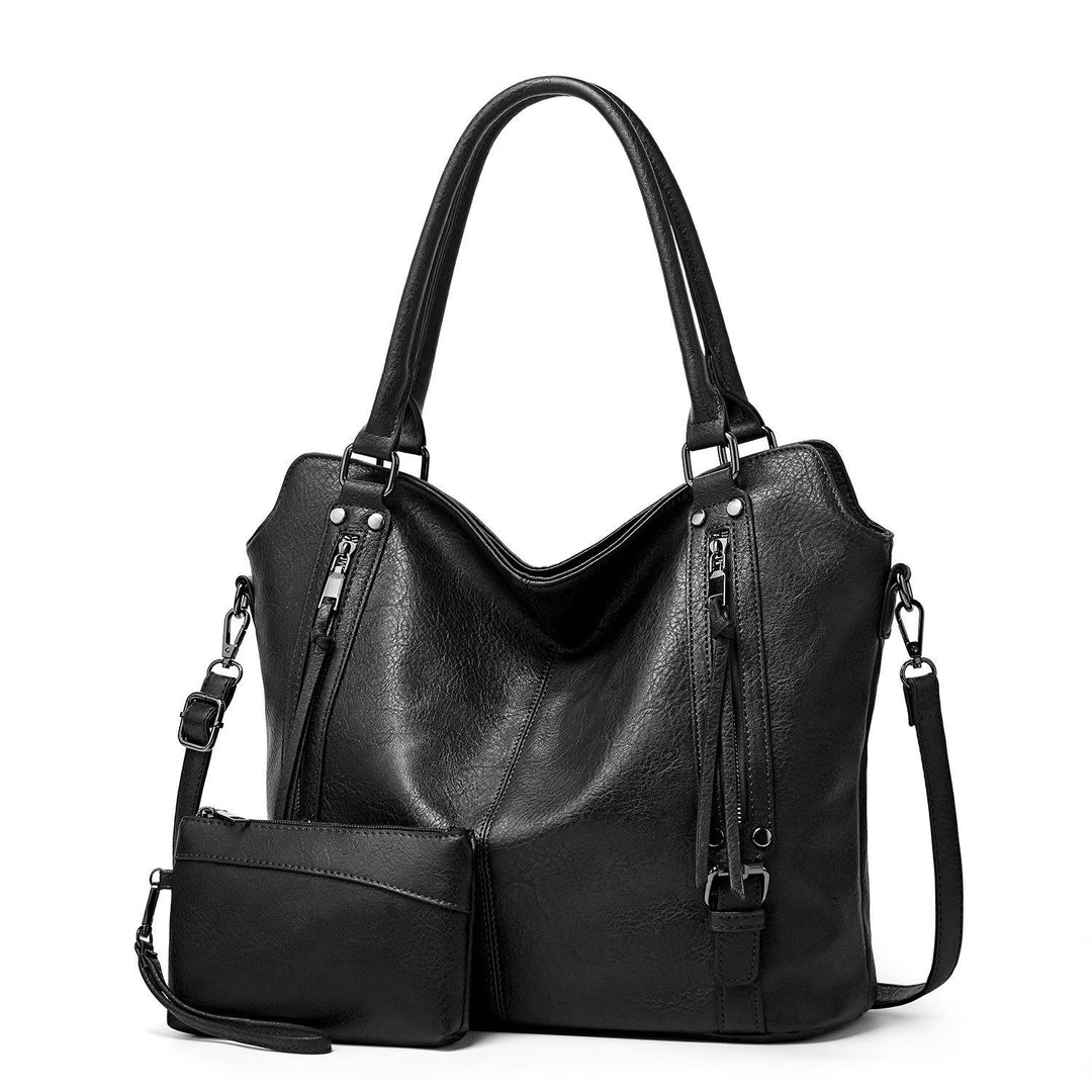 Grande borsa tote con più tasche