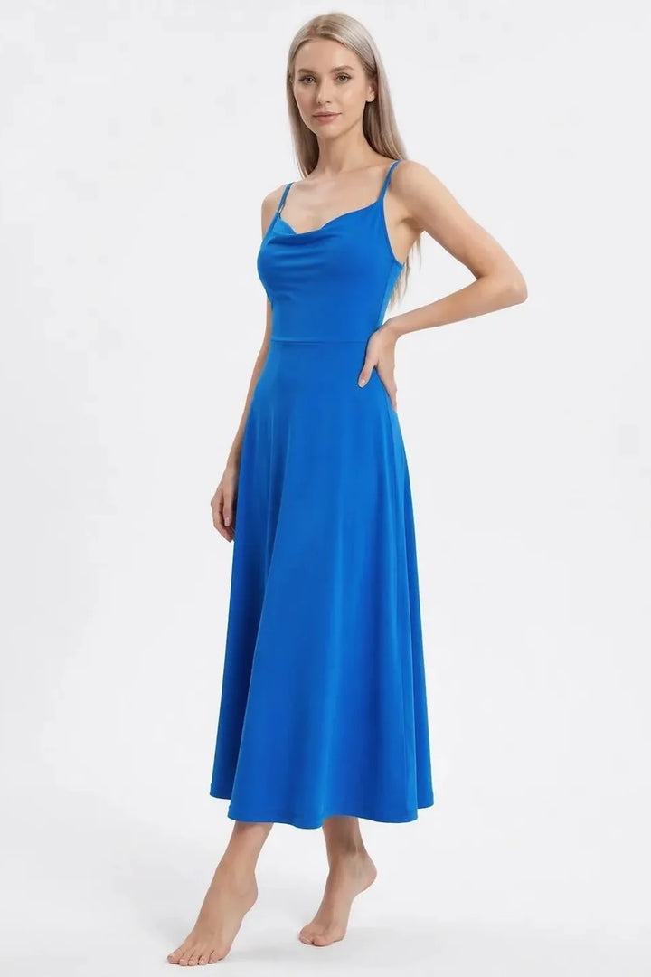 Iva | Abito midi con spalline sottili