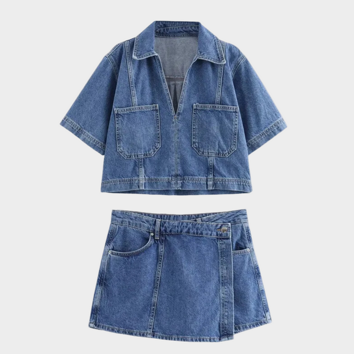 Julie | Completo in denim