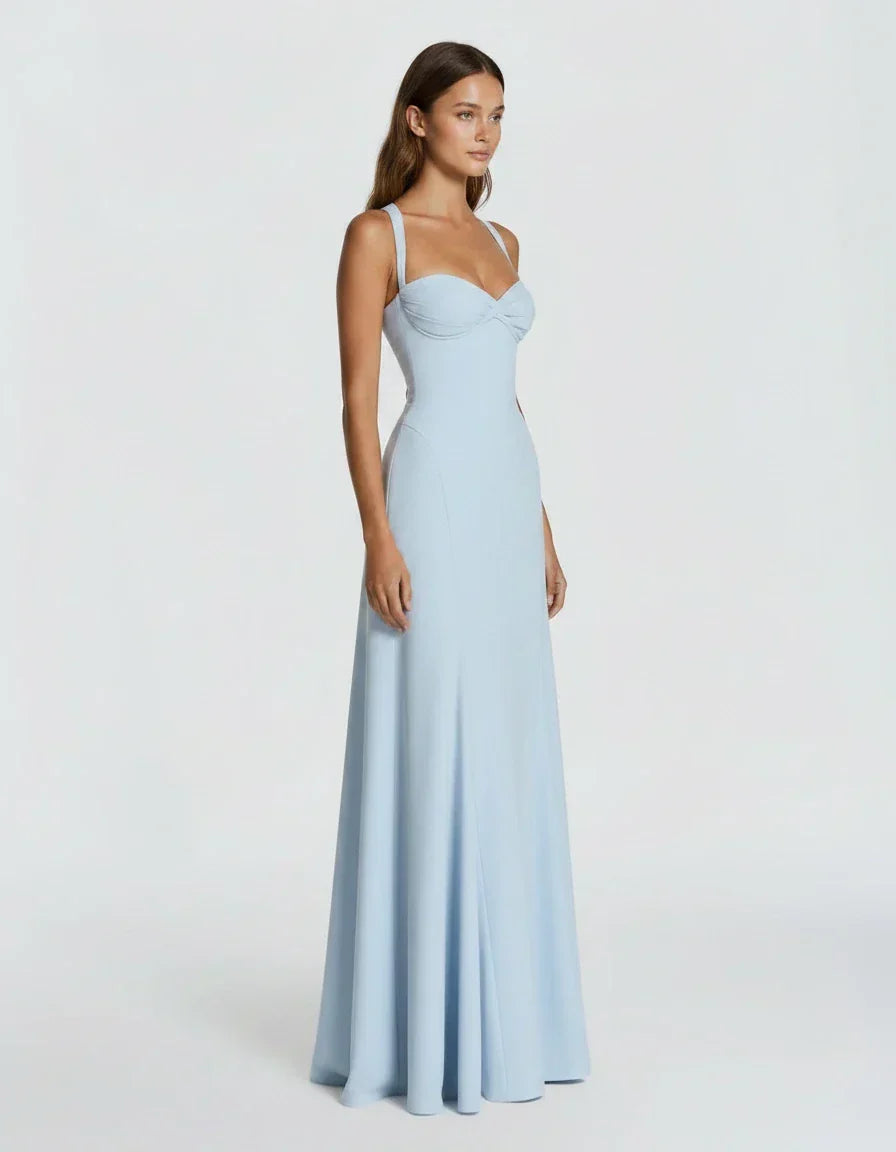 Frederika | Abito maxi da cerimonia fluido