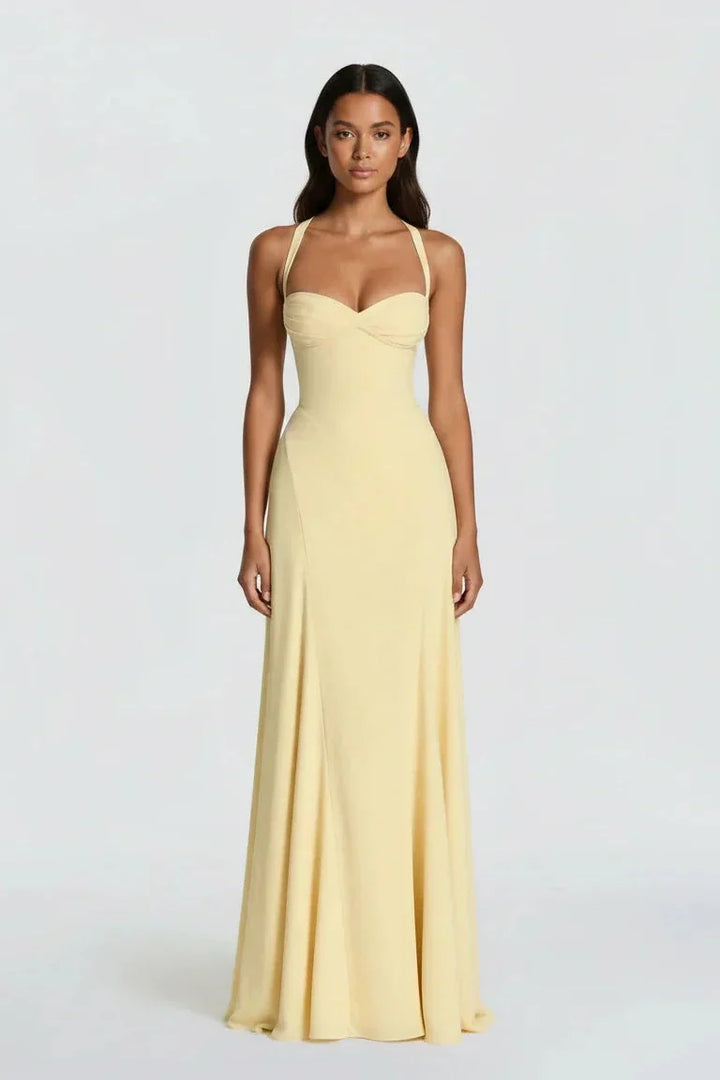 Frederika | Abito maxi da sera fluido
