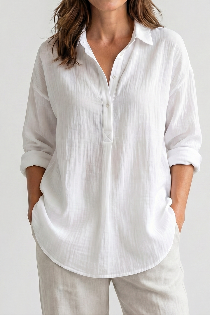 Camicia ampia con un aspetto leggero