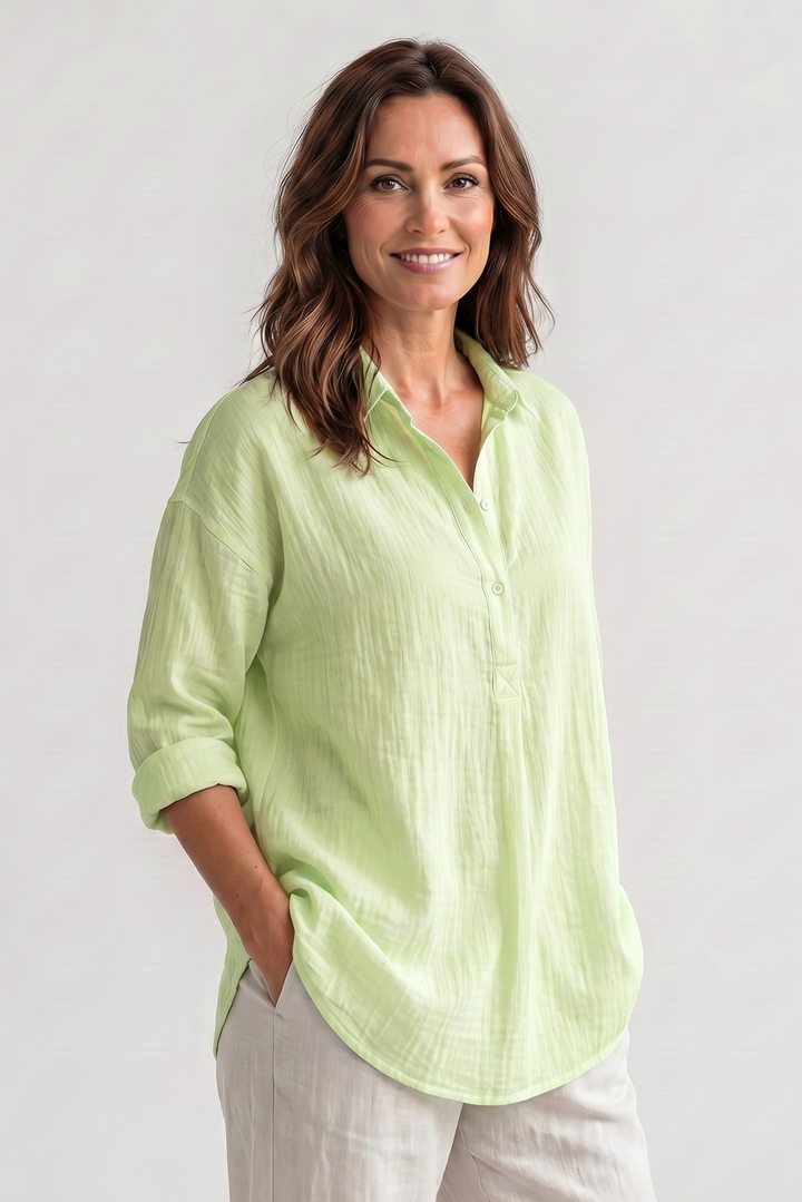 Camicia ampia con un aspetto leggero