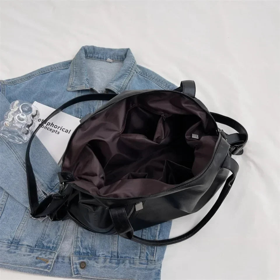 Borsa tote morbida e liscia