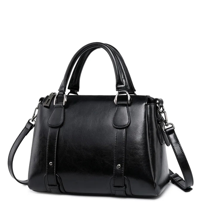 Borsa a tracolla liscia