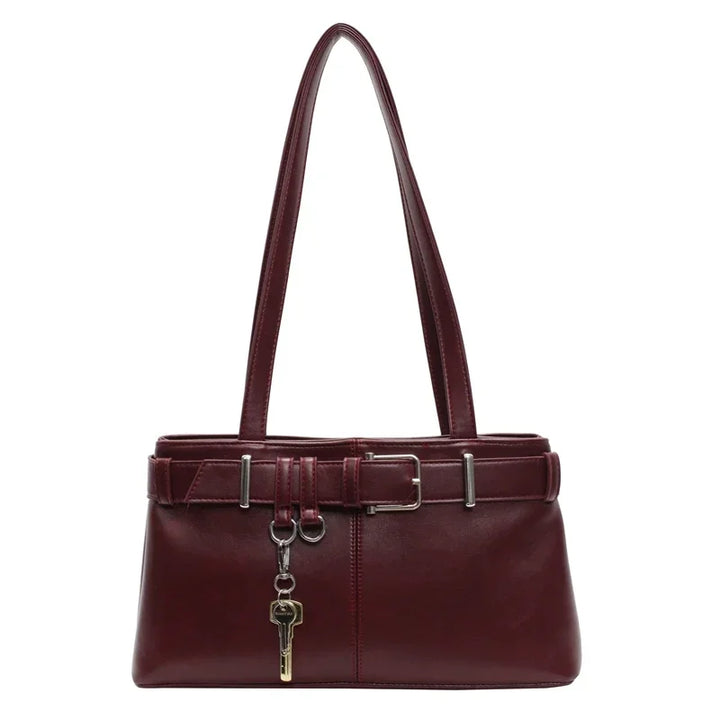 Elegante borsa a tracolla liscia