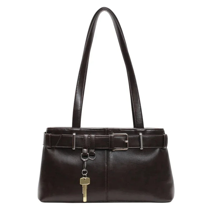 Elegante borsa a tracolla liscia