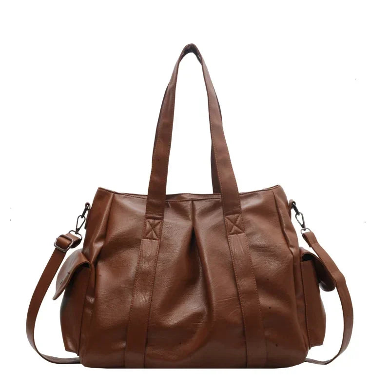 Borsa tote oversize morbida e liscia