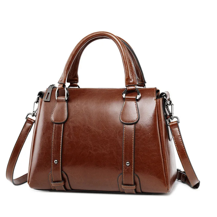 Borsa a tracolla liscia